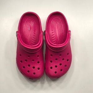Pink Crocs